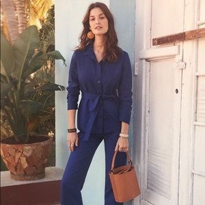 Sezane Indigo Set (Veste Thea and Pantalone Jude)